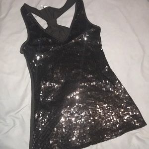 Sequin & Cotton Tank
